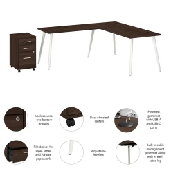 L-Desks*Bush Business Furniture Vista 72