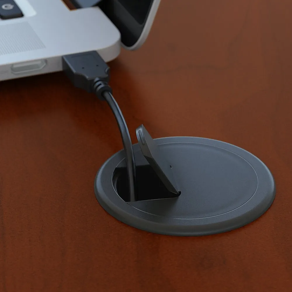 Corner Desks*Bush Business Furniture Westfield 72"W Right Handed Corner Desk, Hansen Cherry/Graphite Gray (WC24423)