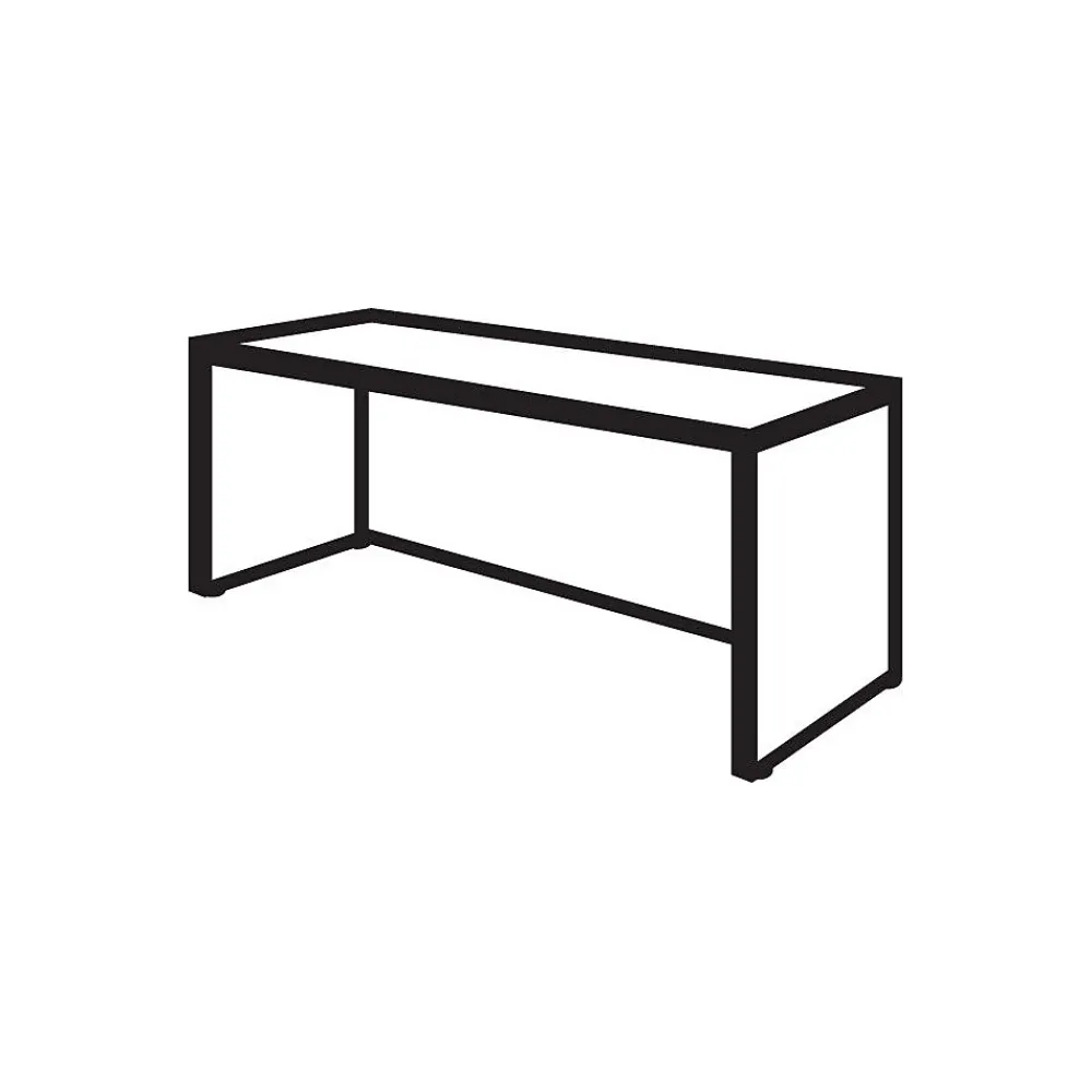 Office Desks*Bush Business Furniture Westfield 72"W Credenza Desk, Mahogany (WC36726)