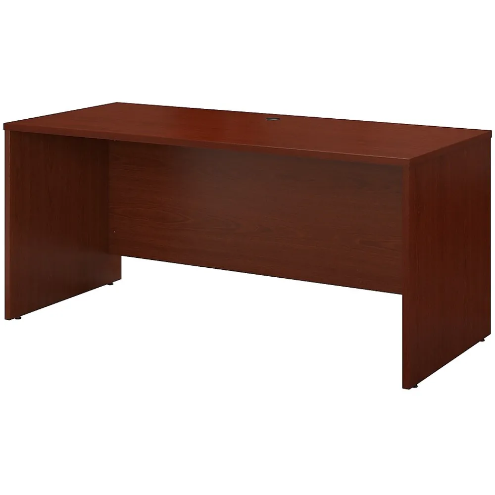 Office Desks*Bush Business Furniture Westfield 60"W Credenza Desk, (WC36761) Mahogany
