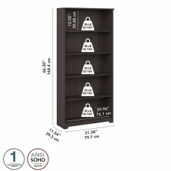 Bookcases*Bush Furniture Cabot 66