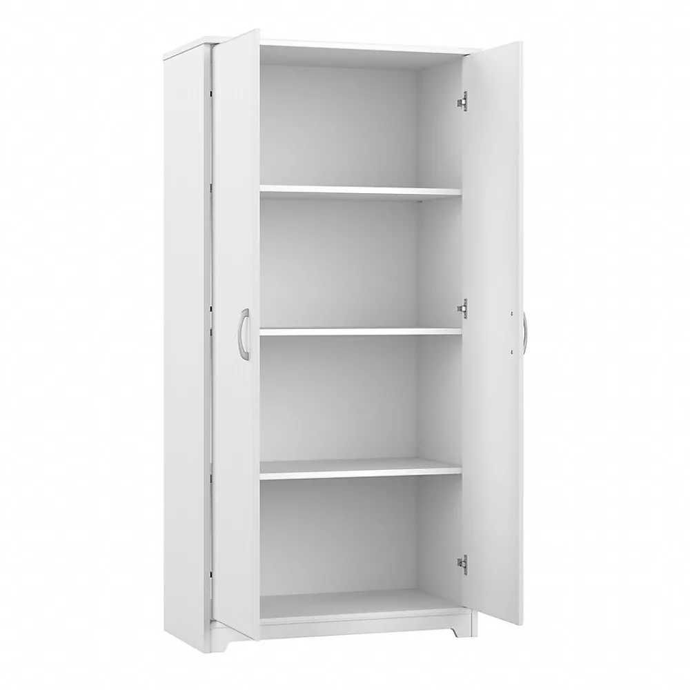 Storage Cabinets*Bush Furniture Cabot 61"H Tall Storage Cabinet with 4 Shelves, (WC31999) White