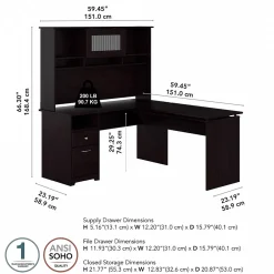 Standing Desks*Bush Furniture Cabot 60