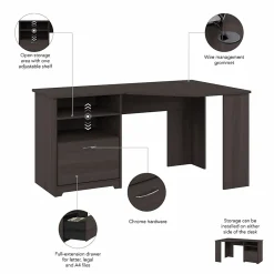 L-Desks*Bush Furniture Cabot 60