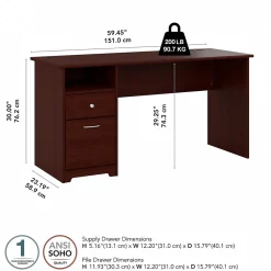 Computer Desks*Bush Furniture Cabot 60