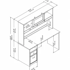 Computer Desks*Bush Furniture Cabot 60