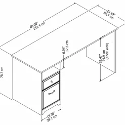 Computer Desks*Bush Furniture Cabot 60
