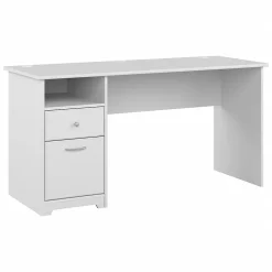 Computer Desks*Bush Furniture Cabot 60"W Computer Desk with Drawers, (WC31960) White