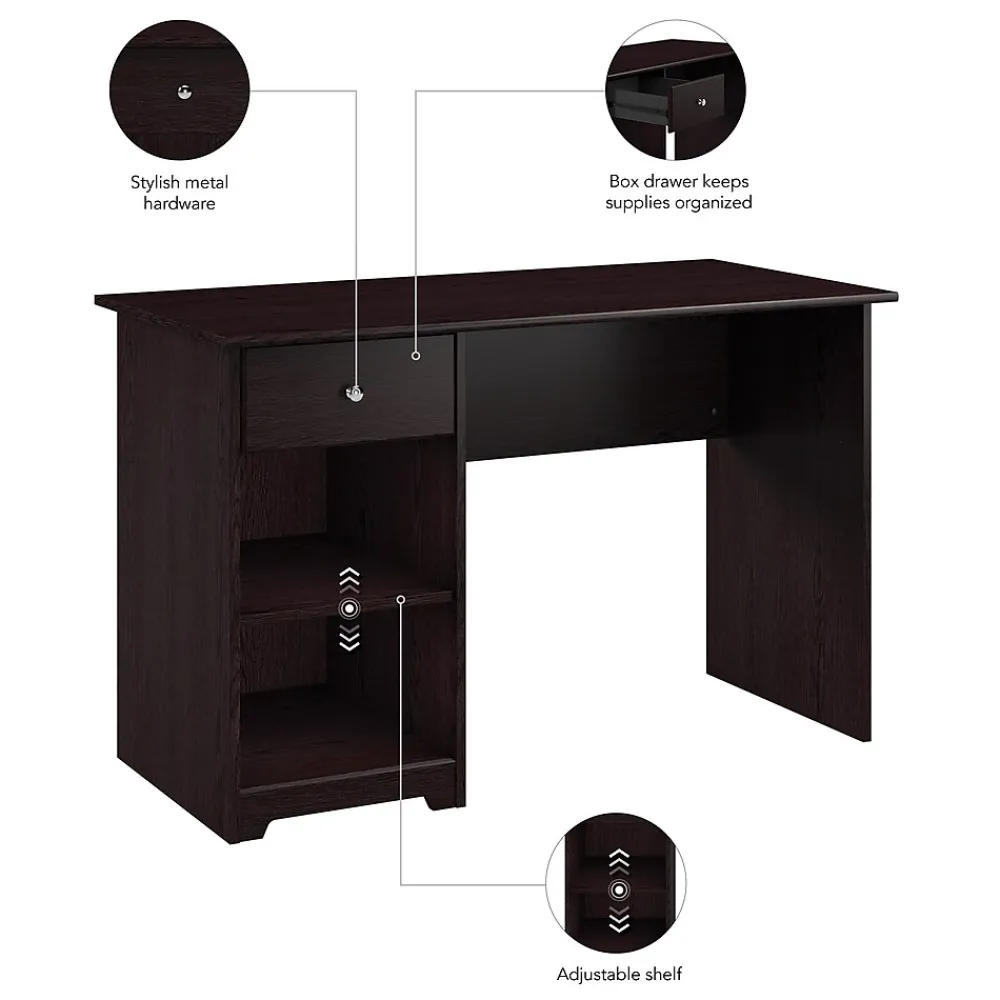 Computer Desks*Bush Furniture Cabot 48"W Computer Desk with Storage, Espresso Oak (WC31847)