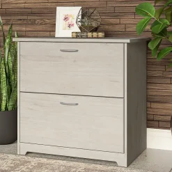 File Cabinets*Bush Furniture Cabot 31"W 2-Drawer Lateral File Cabinet, Letter/Legal, (WC31180) Linen White Oak