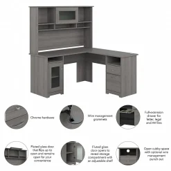 L-Desks*Bush Furniture Cabot 60