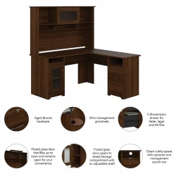 L-Desks*Bush Furniture Cabot 60