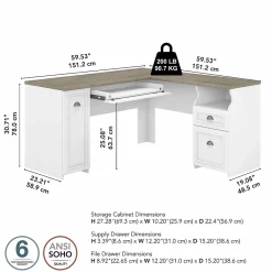 L-Desks*Bush Furniture Fairview 60