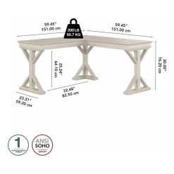 L-Desks*Bush Furniture Homestead 60