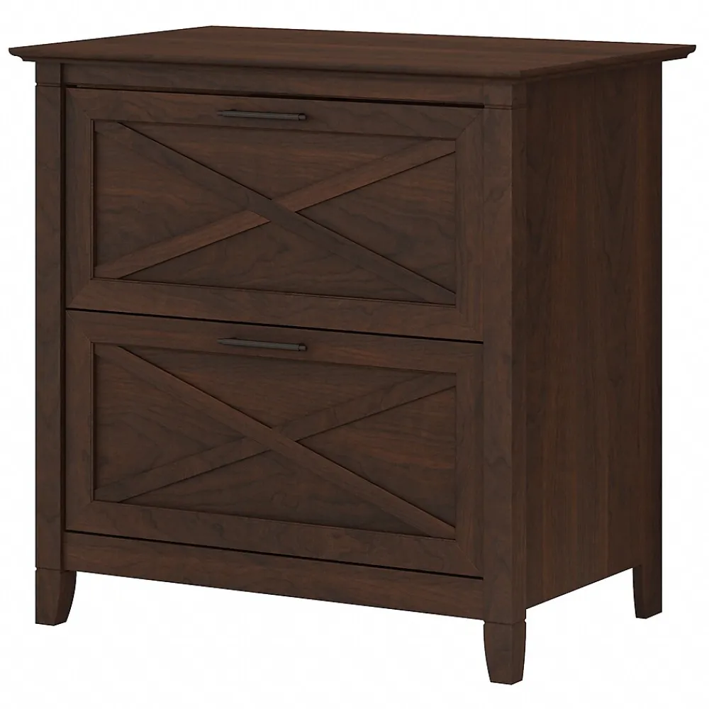 File Cabinets*Bush Furniture Key West 2 Drawer Lateral File Cabinet, Bing Cherry (KWF130BC-03)