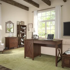 File Cabinets*Bush Furniture Key West 2 Drawer Lateral File Cabinet, Bing Cherry (KWF130BC-03)