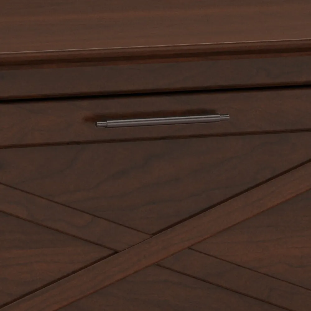 File Cabinets*Bush Furniture Key West 2 Drawer Lateral File Cabinet, Bing Cherry (KWF130BC-03)