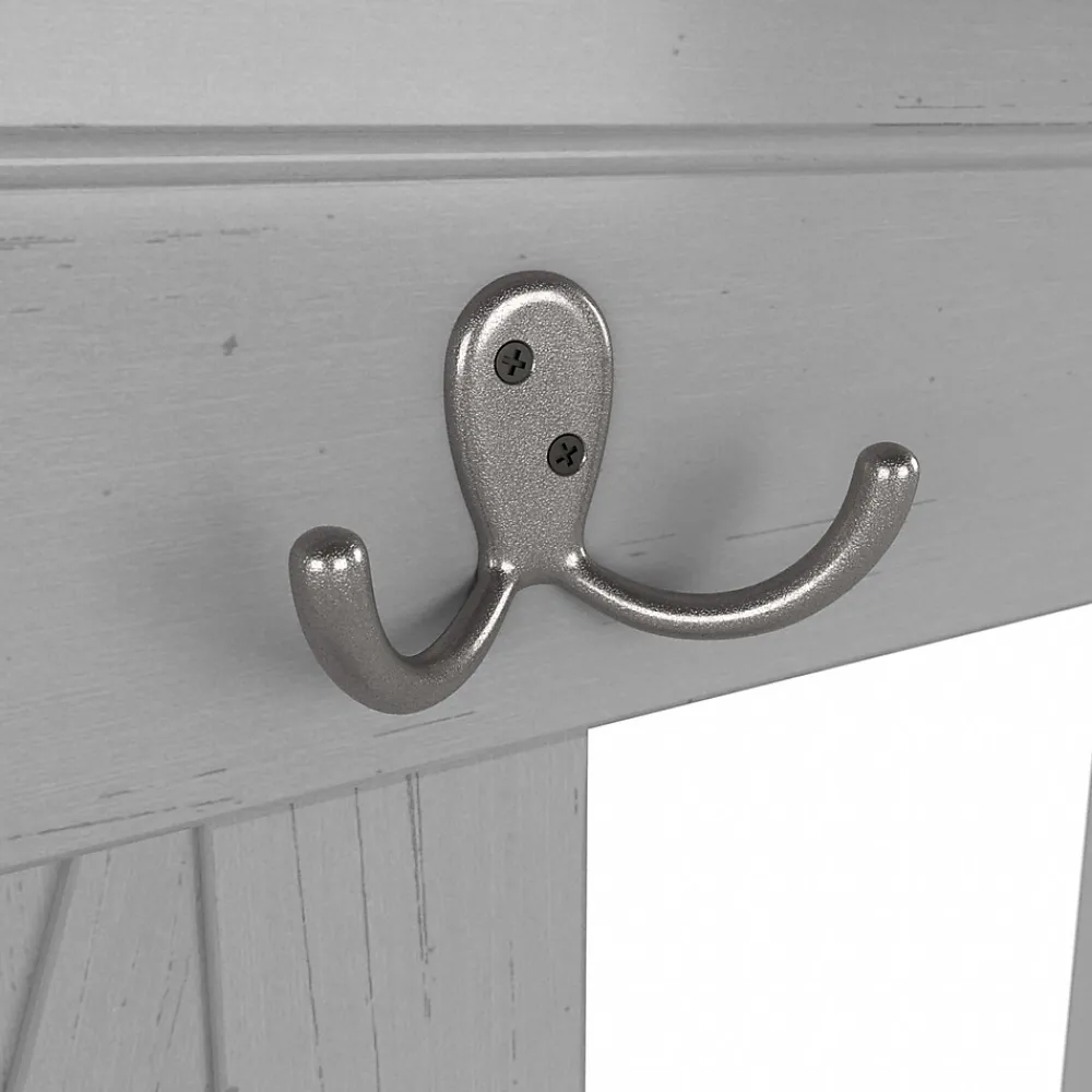 Storage Cabinets*Bush Furniture Key West 66" Hall Tree with Shoe Storage Bench, Cape Cod Gray (KWS166CG-03)