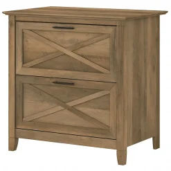 File Cabinets*Bush Furniture Key West 2-Drawer Lateral File Cabinet, Letter/Legal, Reclaimed Pine, 30" (KWF130RCP-03)