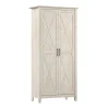 Storage Cabinets*Bush Business Furniture Bush Furniture Key West 65.98"H Storage Cabinet with 5 Shelves, Linen White Oak (KWS266LW-03)
