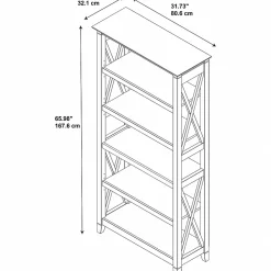 Bookcases*Bush Furniture Key West 5-Shelf 66