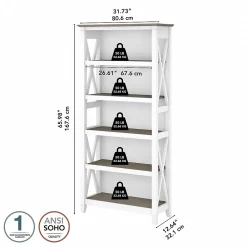 Bookcases*Bush Furniture Key West 5-Shelf 66