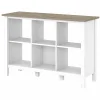 Bookcases*Bush Furniture Mayfield 30"H 3-Shelf Cube Bookcase, Pure White/Shiplap Gray (MAB145GW2-03)