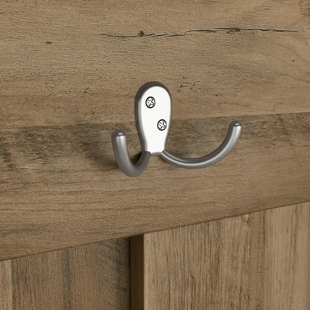 Storage Cabinets*Bush Furniture Salinas Hall Tree with Shoe Storage Bench, Reclaimed Pine (SAS532RCP-03)