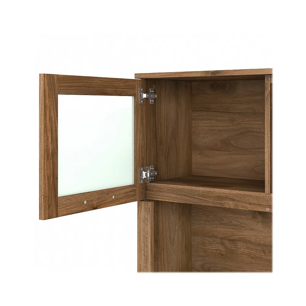 Computer Desks*Bush Furniture Somerset 72" Computer Desk with Drawers and Hutch, (SET018FW) Fresh Walnut