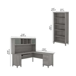 L-Desks*Bush Furniture Somerset 72