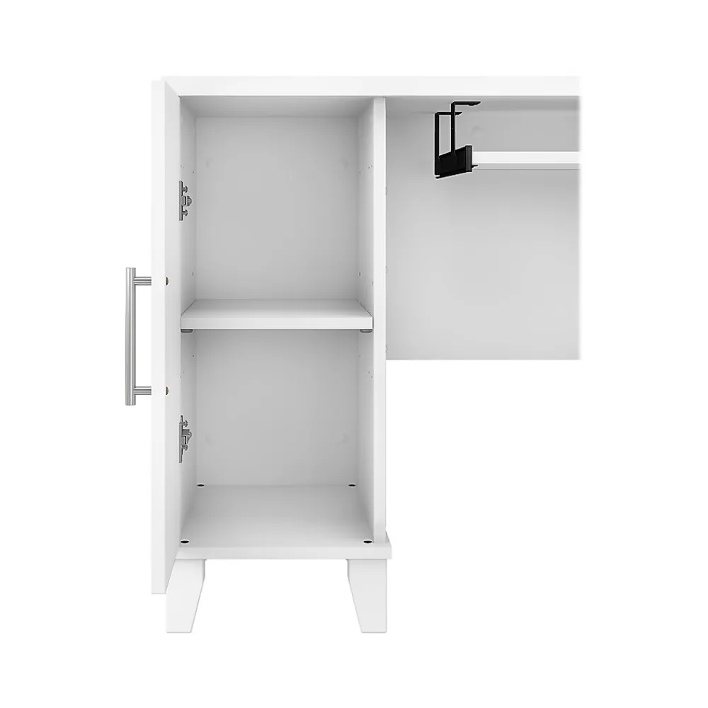 Computer Desks*Bush Furniture Somerset 72"W L Shaped Desk with Storage, (WC81910K) White