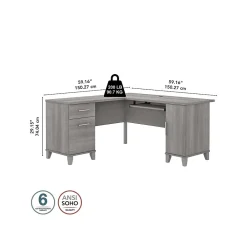 L-Desks*Bush Furniture Somerset 60