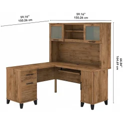 L-Desks*Bush Furniture Somerset 60