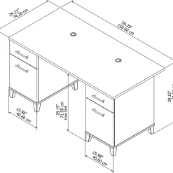 Office Desks*Bush Furniture Somerset 60
