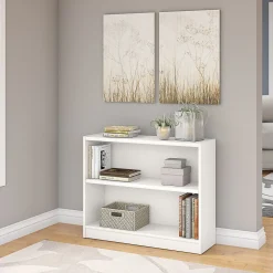 Bookcases*Bush Furniture Universal 2-Shelf Bookcase, Pure White (WL12413)