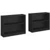 Bookcases*Bush Furniture Universal 30"H 2-Shelf Bookcase, Classic Black, Set of 2 (UB001BL)