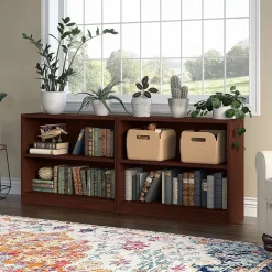 Bookcases*Bush Furniture Universal 30"H 2-Shelf Bookcase, Vogue Cherry, 2/Set (UB001VC)