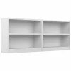 Bookcases*Bush Furniture Universal 30"H 2-Shelf Bookcase, Pure White, 2/Set (UB001PW)