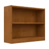 Bookcases*Bush Furniture Universal 30"H 2-Shelf Bookcase with Adjustable Shelf, Natural Cherry (WL12466)