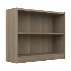 Bookcases*Bush Furniture Universal 30"H 2-Shelf Bookcase with Adjustable Shelf, Ash Gray Laminated Wood (WL12426)