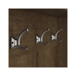 Storage Cabinets*Bush Furniture Woodland 40W Hall Tree and Shoe Storage Bench with Shelves, Ash Brown (WDL002ABR)