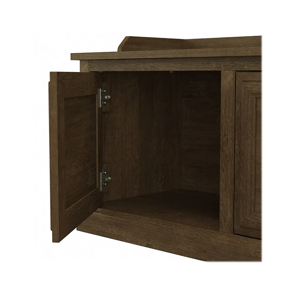 Storage Cabinets*Bush Furniture Woodland 40W Entryway Bench with Doors, Ash Brown (WDL005ABR)