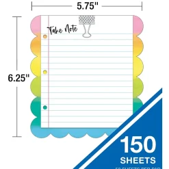 Classroom Paper*Carson-Dellosa Take Note Notepad Set, Multicolored (145401)