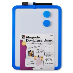 Dry Erase*CLN Charles Leonard Magnetic Dry Erase Board, 8 1/2" x 11", 4/Pk