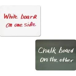 Dry Erase*Chenille Kraft 2-Sided Dry Erase/Chalk Board, 9" X 12", 10/Pack (CK-988310)