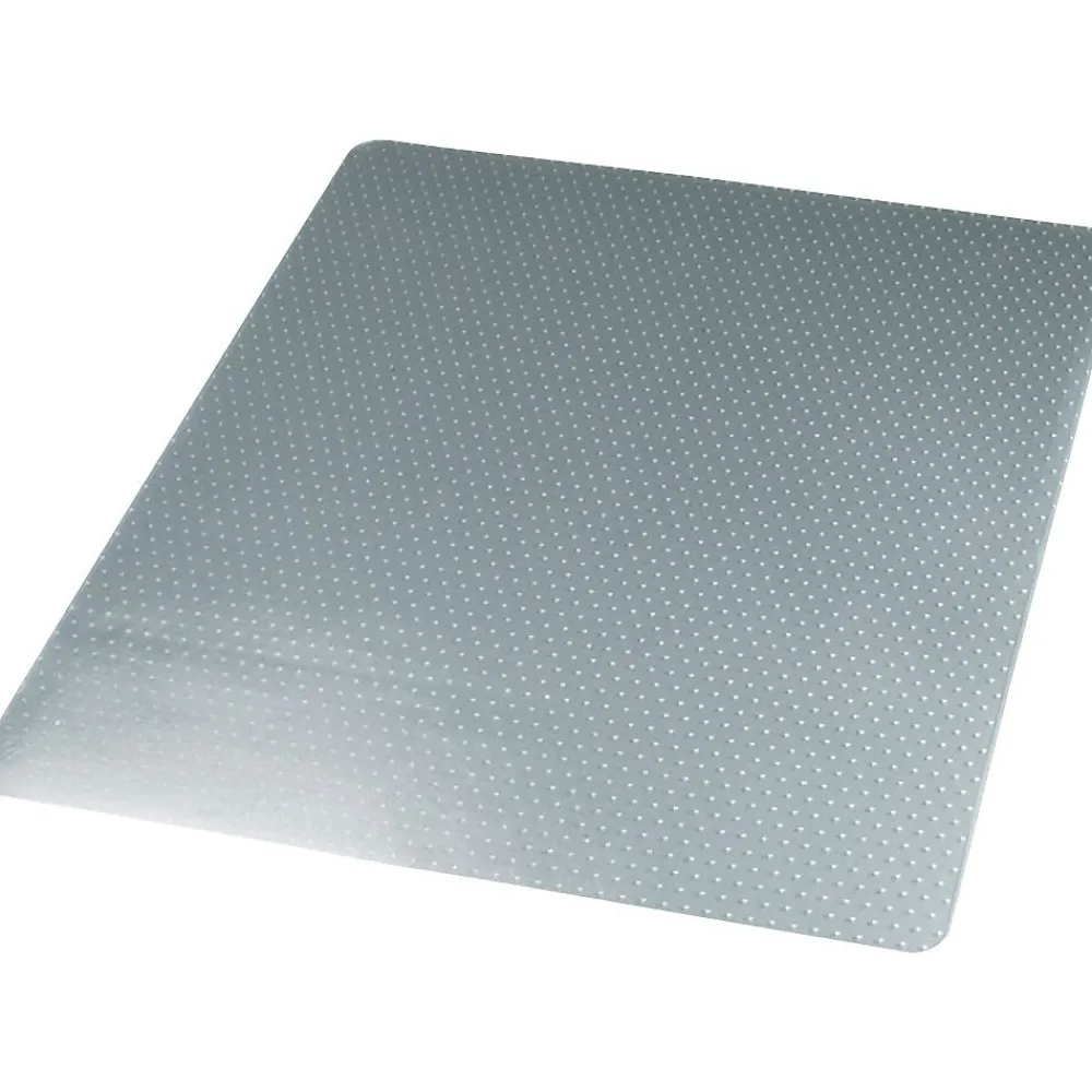 Chair Mats*Unbranded Cleated Carpet Chair Mat, 46" x 60'', Medium-Pile, Clear (UNV56808)