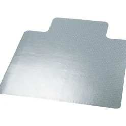 Chair Mats*Unbranded Cleated Carpet Chair Mat with Lip, 45" x 53'', Clear (UNV56807)