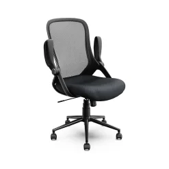Ergonomic Chairs*Click365 Ergonomic Fabric/Mesh Swivel Task Chair, (CCHR10003A) Black