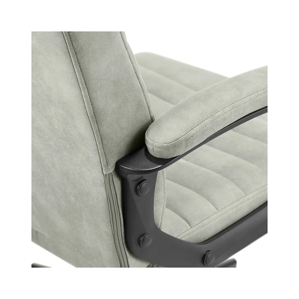 Ergonomic Chairs*Click365 Transform 3.0 Ergonomic Vegan Leather Swivel Desk Chair, (CCHR10008D) Gray