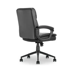 Ergonomic Chairs*Click365 Transform 2.0 Ergonomic Bonded Leather Swivel Desk Chair, (CCHR10007B) Black
